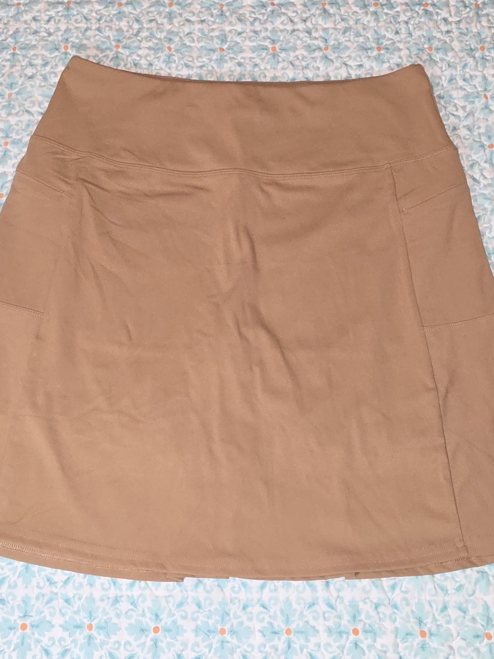 Women's Tan A-Line Skort - Classic Everyday Style